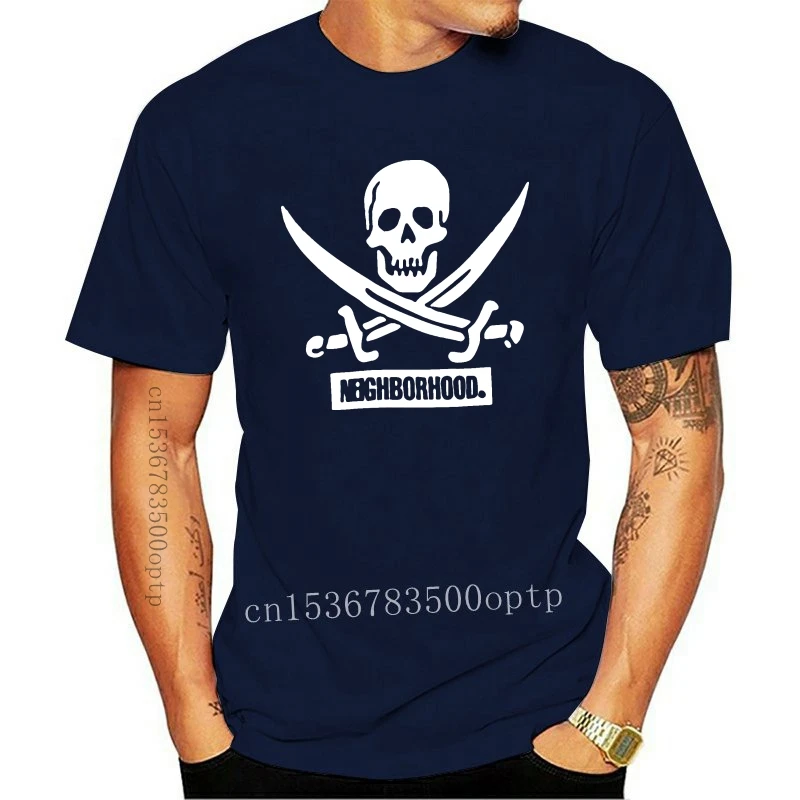 New Men Printing Short Sleeve Tshirt trend neighborhood sqd tee Creative Graphic 100% Cotton fashion summer t-shirt for women |