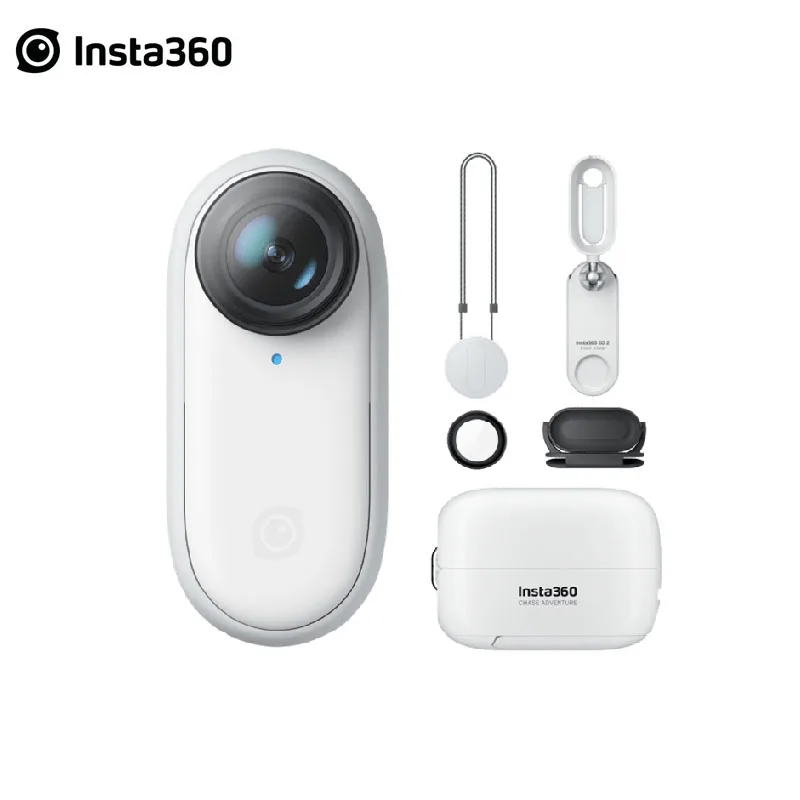 Insta360 GO 2 Small Action Camera Weighs 1 oz Waterproof Stabilization POV Capture with Charge Case Wearable Camera Accessories 1