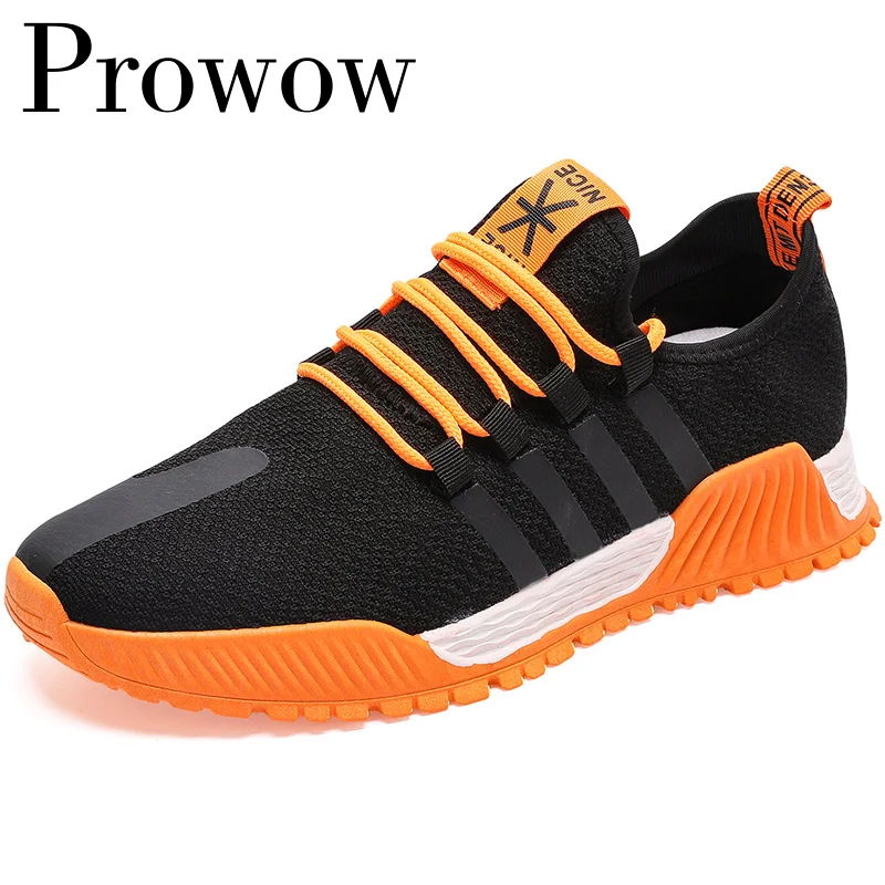 Prowow/Лидер продаж; бренд года; Летние сетчатые кроссовки; Мужская обувь; Повседневная легкая дышащая удобная прогулочная обувь; мужская обувь
