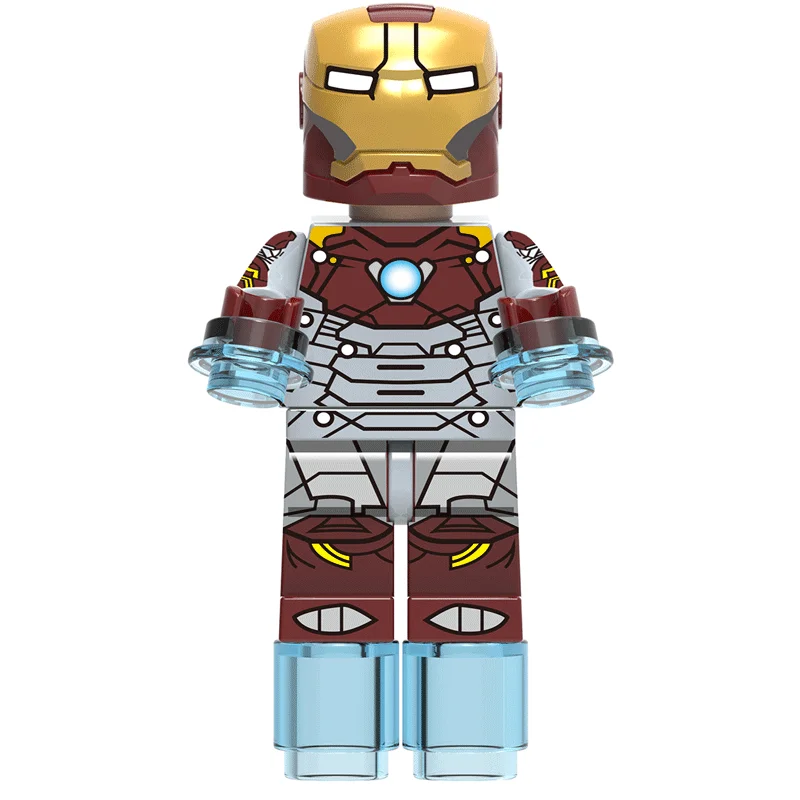 X0221-976 Super Heroes Single Sale Building Block Figures ZOMBIE SPIDERMAN RED SKULL GHOST RIDER WOLVERINE Bricks Toys for Children Compat - Color: X0221-976