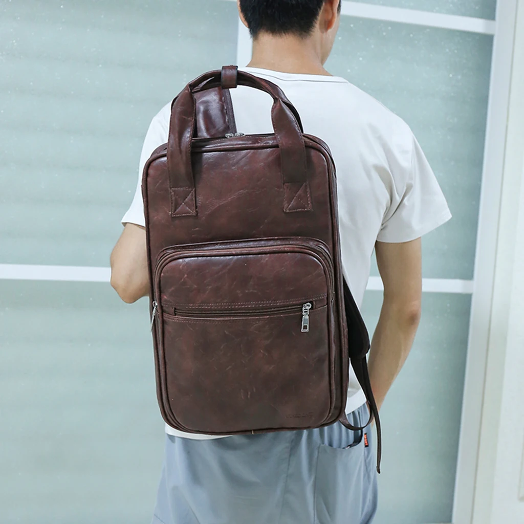 PU Leather Drum Stick Drumsticks Bag Carrying Case Music Score Book Bag Percussion Instruments Parts Accessory