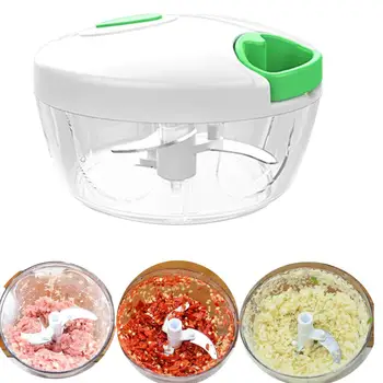 

Hand Chopper Manual Rope Food Processor Silcer Shredder Salad Maker Garlic Onion Slicer Cutter Kitchen Tool Dropship