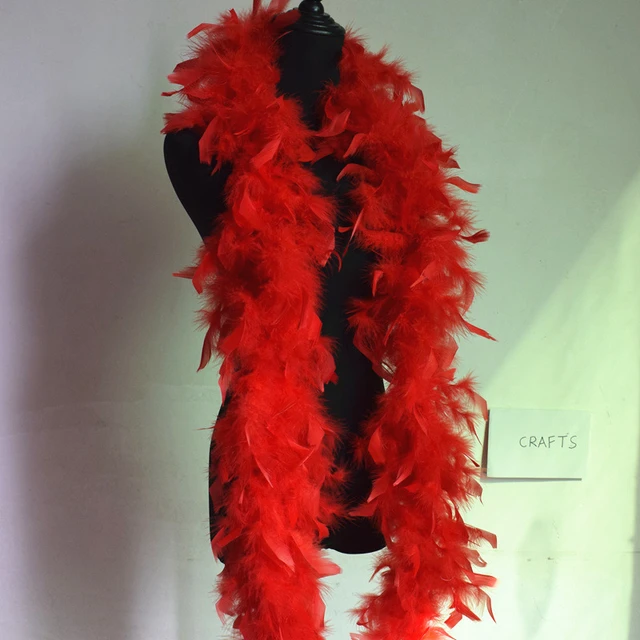 wholesale 50 g 2 m / strip thick feather boa feather wedding party