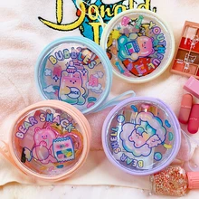 Прозрачный круглый кошелек для монет для женщин желе ПВХ маленькая сумка мешок для денег милая девушка клатч кошелек Конфета Органайзер подарочная сумка