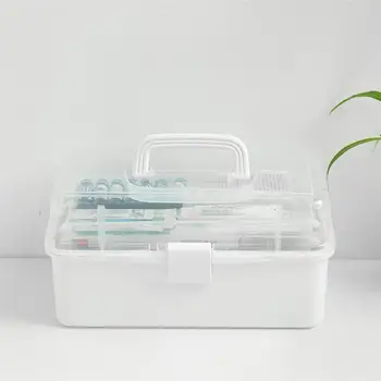 

Multi-functional Household Medicine Storage Box Multi-layer Handheld Medicine Storage Box Portable Home Emergency Box