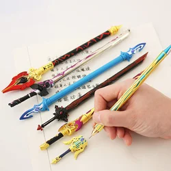 Anime Genshin Impact Cosplay Stationery Weapons Tartaglia Arataki Itto Raiden Shogun Thomas Sword Sign Pens Props