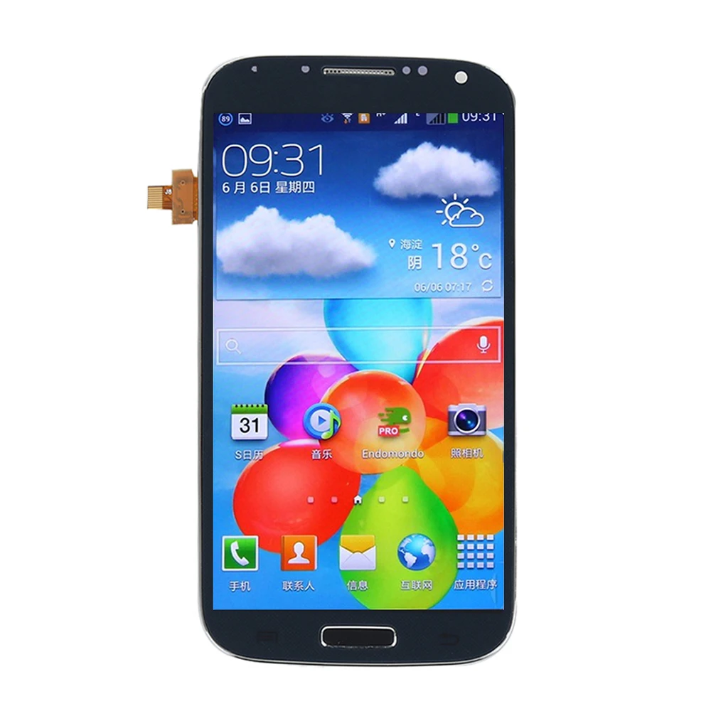 I9505 ЖК-дисплей для SAMSUNG GALAXY S4 i9505 ЖК-дисплей с сенсорным экраном дигитайзер полная сборка с рамкой дисплей для SAMSUNG i9505 lcd