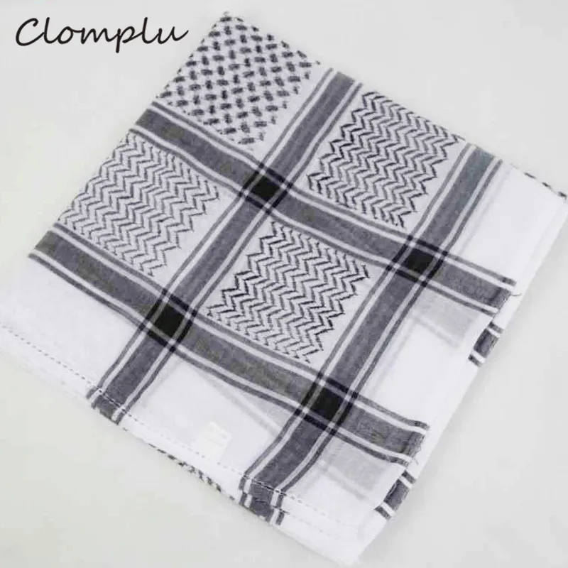 Clomplu Muslim Prayer Hat/Cap Islam Arabic Saudi Arabia Turban Ramadan Fashion Plaid Muslim Hats Islamic Clothing Men Head Band - Image 3