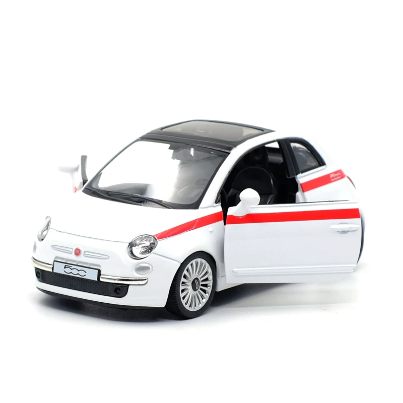 Точная имитация эксклюзивный Diecasts & Toy Vehicles: RMZ city автомобильный Стайлинг FIAT 500 1:36