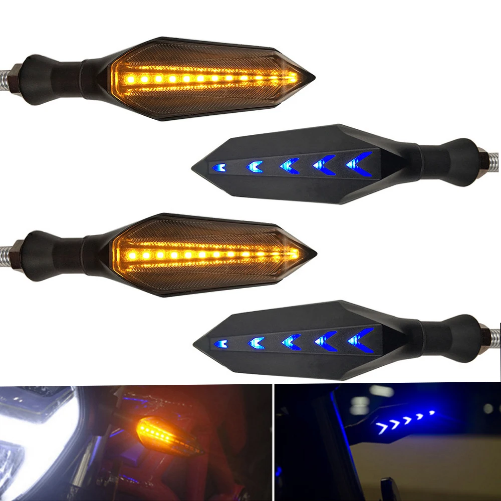 

Motorcycle LED Turn Signal Lamp Sequential Flowing Flash Indicator Lights For Suzuki GSR600 GSR750 GSXS750 GSXR600 GSXR750