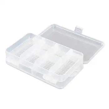 

Skill Manufacture Portable 6 Grids Plastic Storage Box Mobile Phone Accessories Screw Container Element Organizer Box