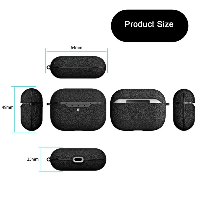Защитный чехол для AirPods Pro из углеродного волокна/Силиконовый Мягкий противоударный защитный чехол для наушников Air Pods Pro с брелком