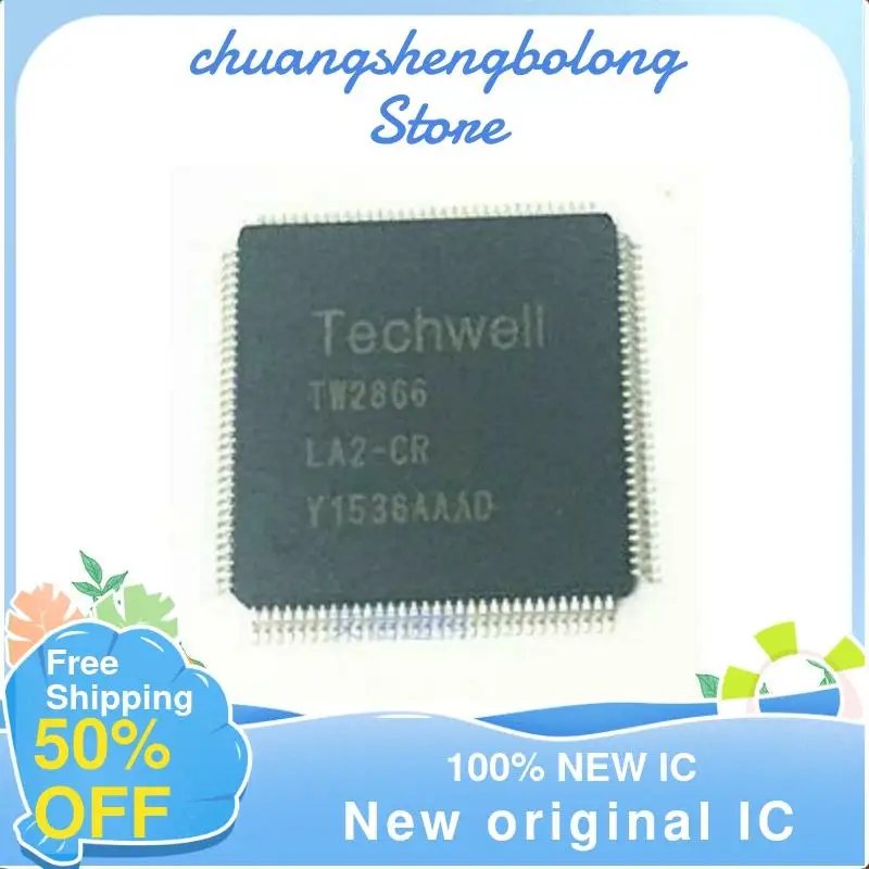 

Новая Оригинальная интегральная схема 4 шт. TW2866-LA2-CR TW2866 LQFP128