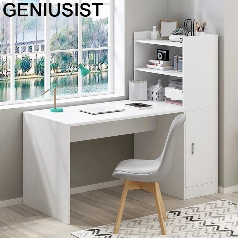 

Escritorio Small Tafel Schreibtisch Tisch Notebook Portatil Escrivaninha Desk Mesa Bedside Tablo Laptop Table With Bookshelf