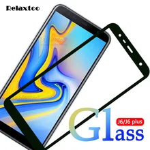 Protective Glass on For Samsung Galaxy J6 sm-j600f/ds Tempered glass For Samsung j6+ J6 plus sm-j610fn Glas j 6 Film