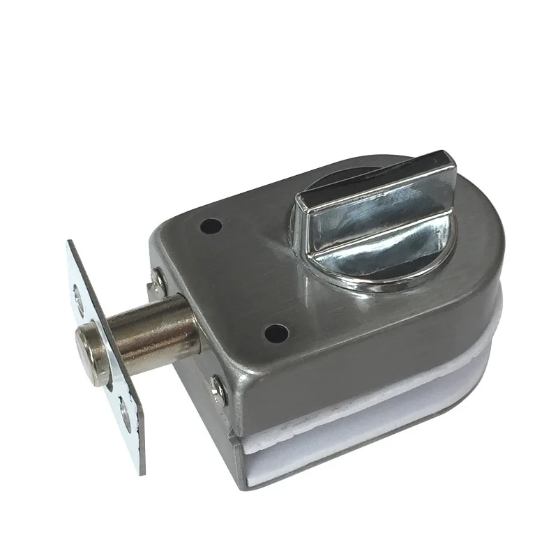 

Security Lock Glass Door Land Lock Stainless Steel Latch Stripped Party Membership Door Lock