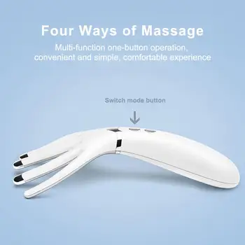 

Portable USB Head Massager Multi-Function Heating Neck head Soothing and relaxing Massager Electric Massage Comb Vibration