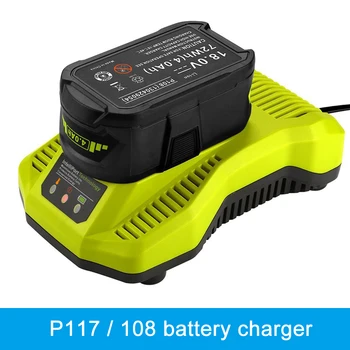 

12-18V NI-CD NI-MH Li-ion Battery Charger Replacement Charger For Ryobi P117/P108 VDX99