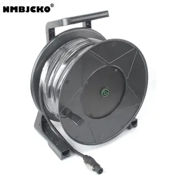 

NMBJCKO speaker cable up 165" Reel Wind-Up Stage Audio speakon Connectors with Multi-function socket 50M 30M