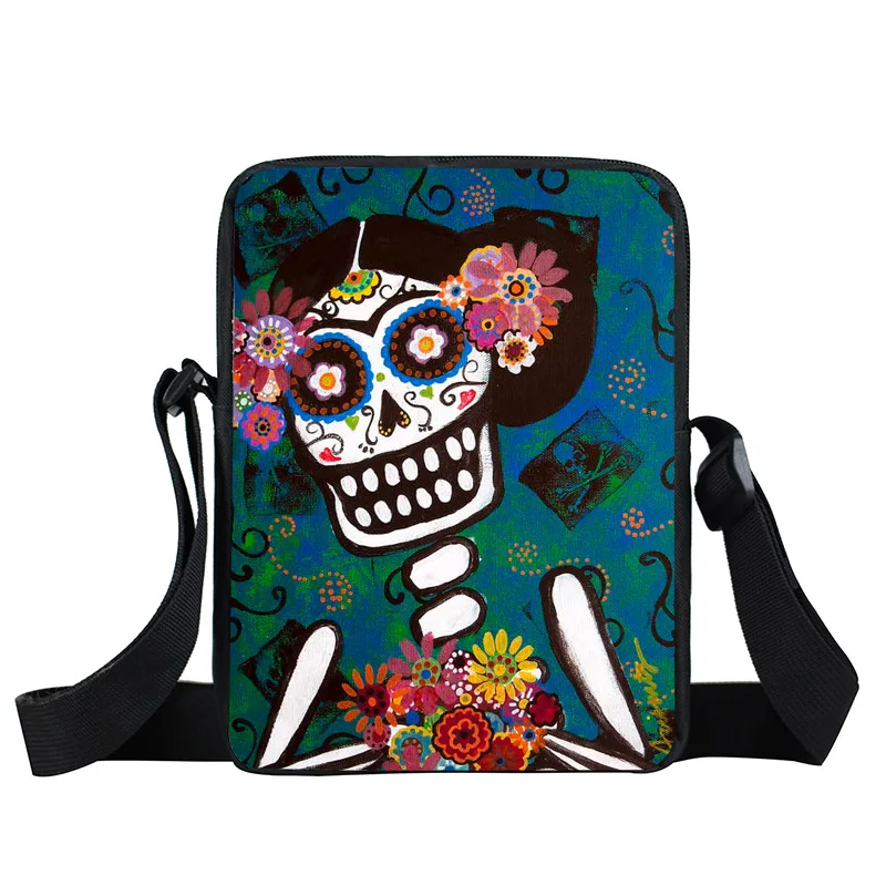 Womens Crossbody Bags Beautiful Octopus Girl With Sugar Skull Girls Cute Shoulder Bag Womens Crossbody Bags Beautiful Octopus Girl With Sugar Skull Girls Cute Shoulder Bag