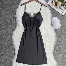 Пижамы, женские пижамы, новинка, женское кружевное белье, сексуальное, глубокий v-образный вырез, цельная ночная рубашка, нижнее белье, пижамы# ew