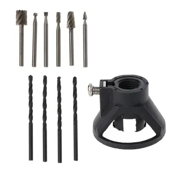 

4 Drill Bit +6 HSS Wood Milling Burrs + 1Drill Carving Rotary Locator 2020