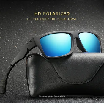 

Polarized Sunglasses Men Brand Design Driving Sun glasses Square Glasses For Men High Quality UV400 Shades Eyewear M225