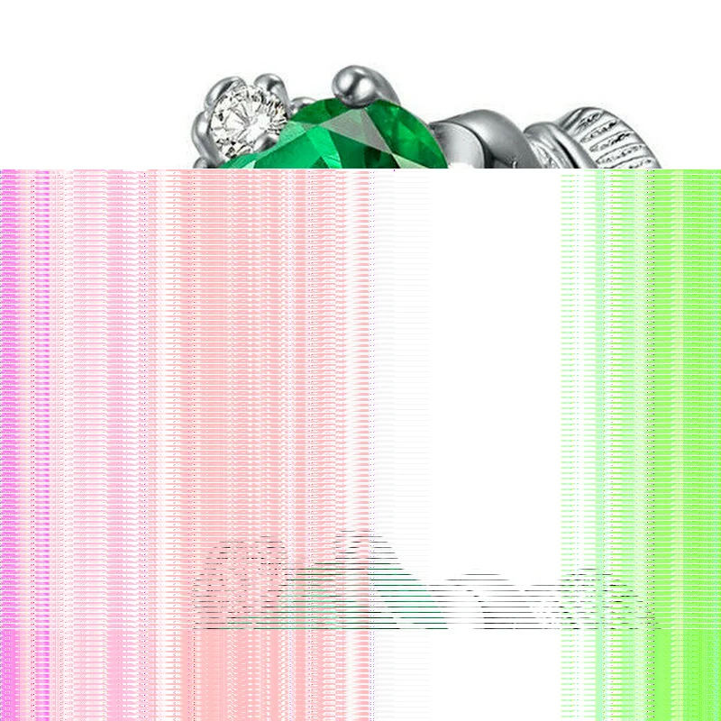 Women Silver Color Zircon Crown Wedding Engagement Claddagh Ring Size 6-10 engagement rings zircon rings stone rings fashion rings fashion ring wedding rings finger rings crystal rings metal rings