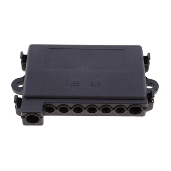 

Fuse Box Holder for RV Bus Ship Trailer Car Boat Durable MIDI Multi-Way Fuse Block 12V 30A ABS Accessories