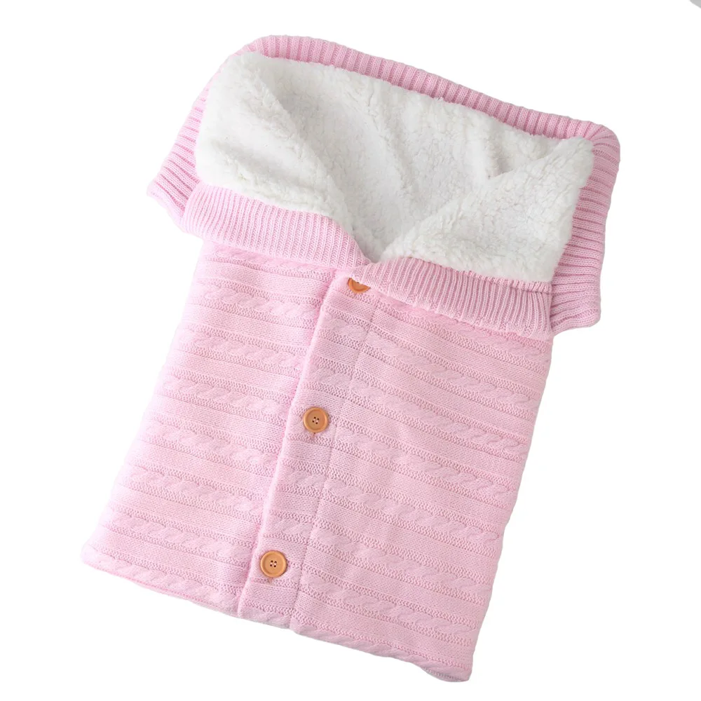 Light Pink 2 шт./компл. зимние теплые Детские коляски Обёрточная бумага варежки на коляску детская коляска Флисовое одеяло для пеленания ручной аксессуары для муфты O0943N10 - Цвет: Light Pink