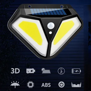 

Waterproof Solar LED Sensor Wall Light Multi-functional Practical Durable Outdoor Garden Yard Pathway Security Lamp