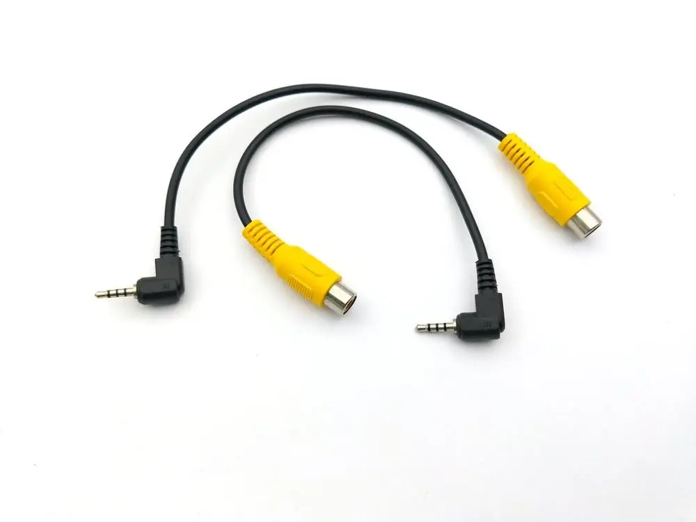 2 шт. RCA Женский адаптер 5 мм стерео 4 контактный для GPS AV in видео кабель|adapter female|adapter