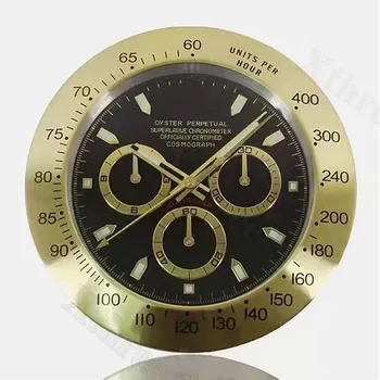 

Wall Clock Meat Luminous 3d Clocks Wall Home Decor Night Luxury Wall Watch Silent Living Room