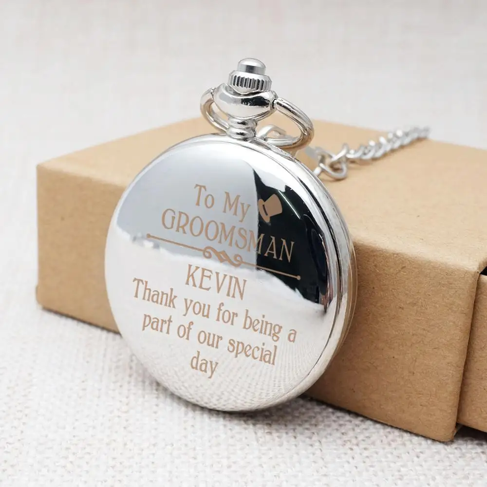 personalized engraved pocket watch