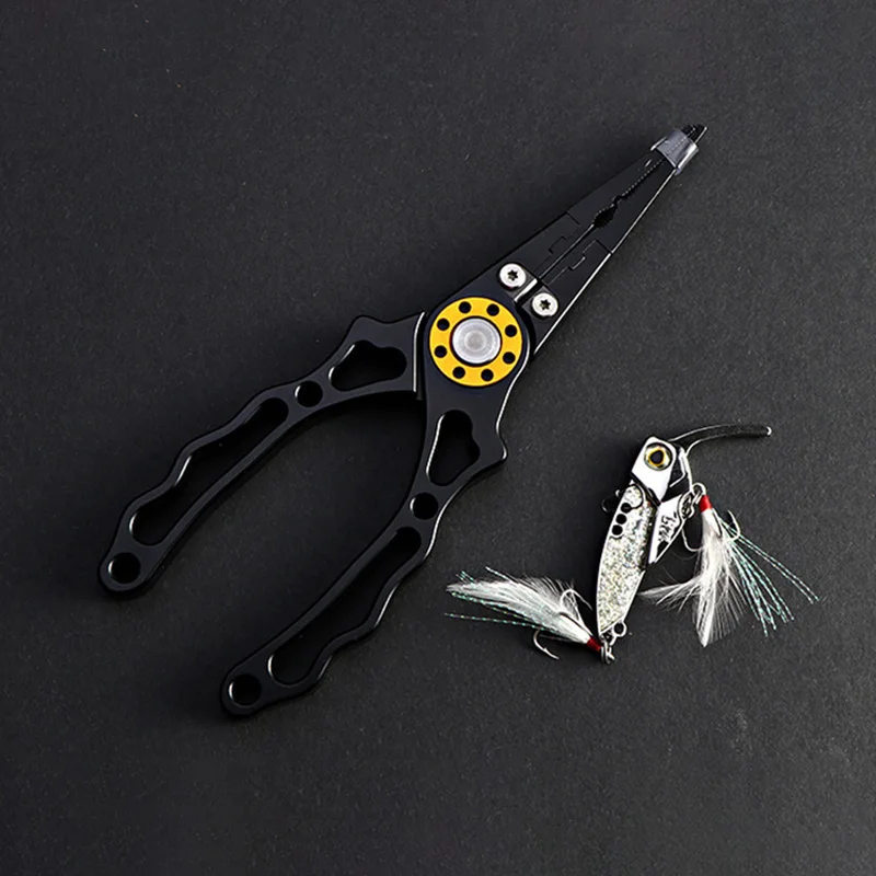 

New Fishing Multifunctional Plier Fish Lanyards Boating Ropes Kayak Camping Secure Pliers Lip Grips Tackle Fishing Accessories