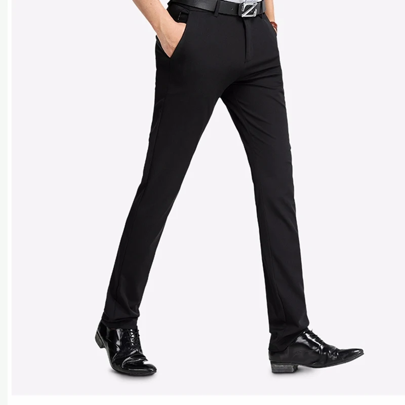 Business Men Pants Formal Suit Wedding Bridegroom Trousers 2840 Long