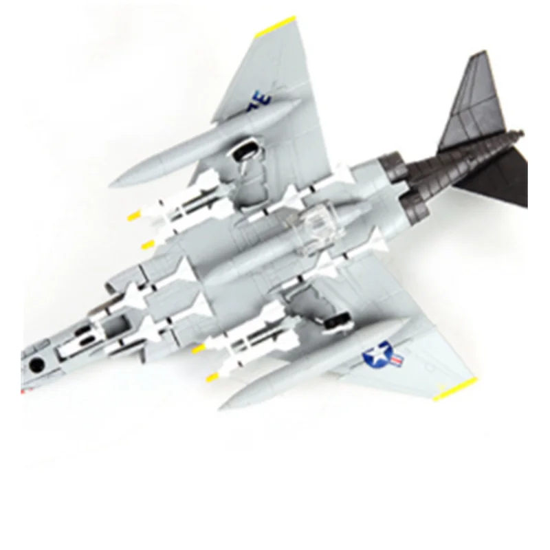 Коллекция 1:100 scal air defense interceptor F4 Fighter Модель литья под давлением сплав самолет дисплей для детей и взрослых