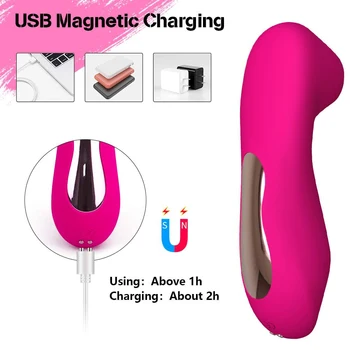 Clit Sucker Vibrator Clit Nipple for Women Dildo Clitoris Stimulator Pussy Oral Blowjob Etotic Sex Toys for Adult Couple 5