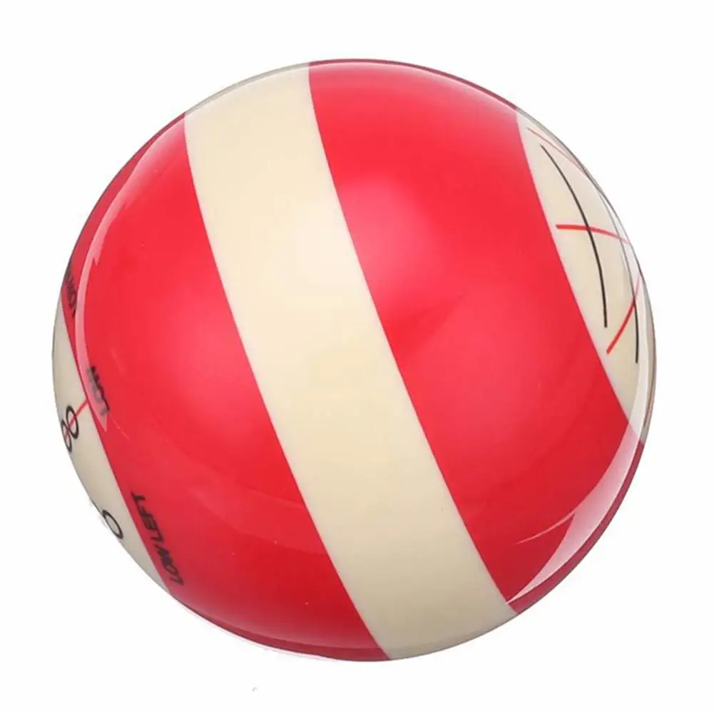 1 шт. 57 мм белый красный Кий Мяч тренировочный Бильярд Британский Американский снукер тренировочный мяч бильярдный тренировочный инвентарь