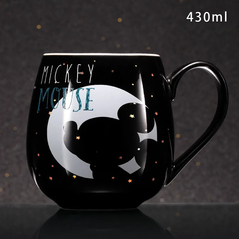 Дисней креативная кружка Микки Минни мультяшная керамическая чашка для мальчиков и девочек кофейная кружка для молока, для офиса модные парные чашки Рождественский подарок