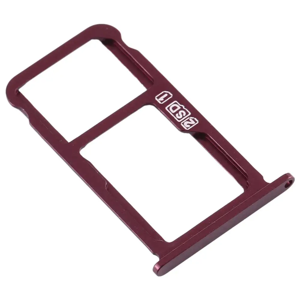 Purplish Red Лоток для sim-карт+ лоток для sim-карт/лоток для карт памяти Micro SD для Nokia X7/8,1/7,1 Plus/TA-1131 - Цвет: Purplish Red
