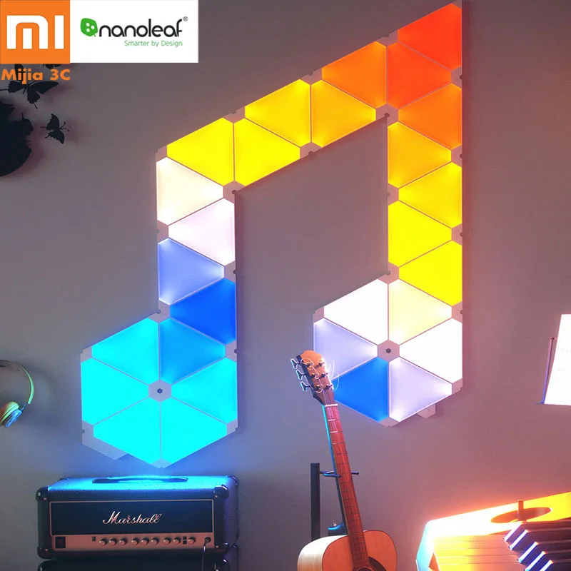 Original Xiaomi Nanoleaf Full Color Smart Odd Light Board Work with Mijia for Apple Homekit Google Home Custom Setting 4pcs/1box Original Xiaomi Nanoleaf Full Color Smart Odd Light Board Work with Mijia for Apple Homekit Google Home Custom Setting 4pcs/1box