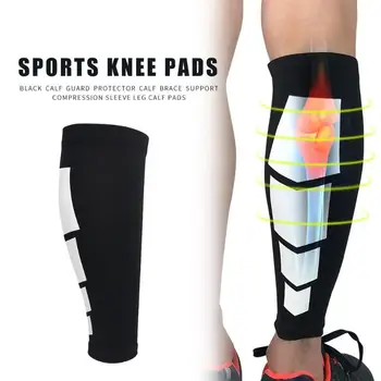 

Elastic Sports Compression Leg Sleeve Basketball Football Calf Support Running Shin Guard Cycling Leg Warmers Sun UV Protection