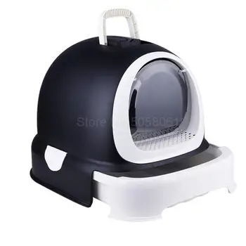 

Cat Sand Pot Fully Closed Cat Toilet Extra Large Shit Pot Drawer Stinkproof Cat Pot Supplies