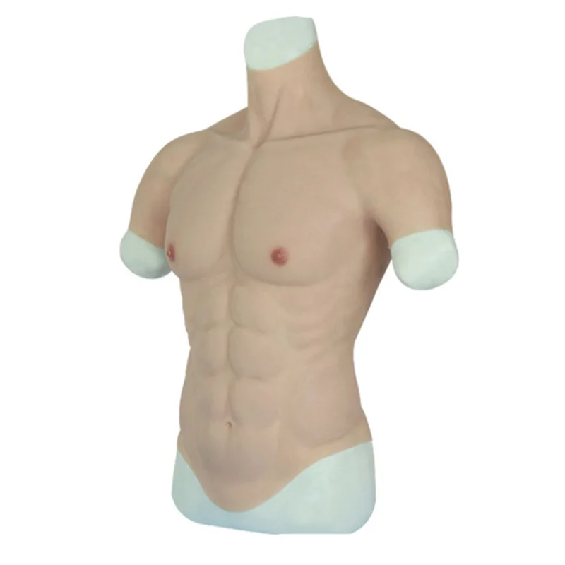 

Realistic Fake Muscle Belly Macho Realistic Silicone Artificial Simulation Muscle Man Skin Up Body