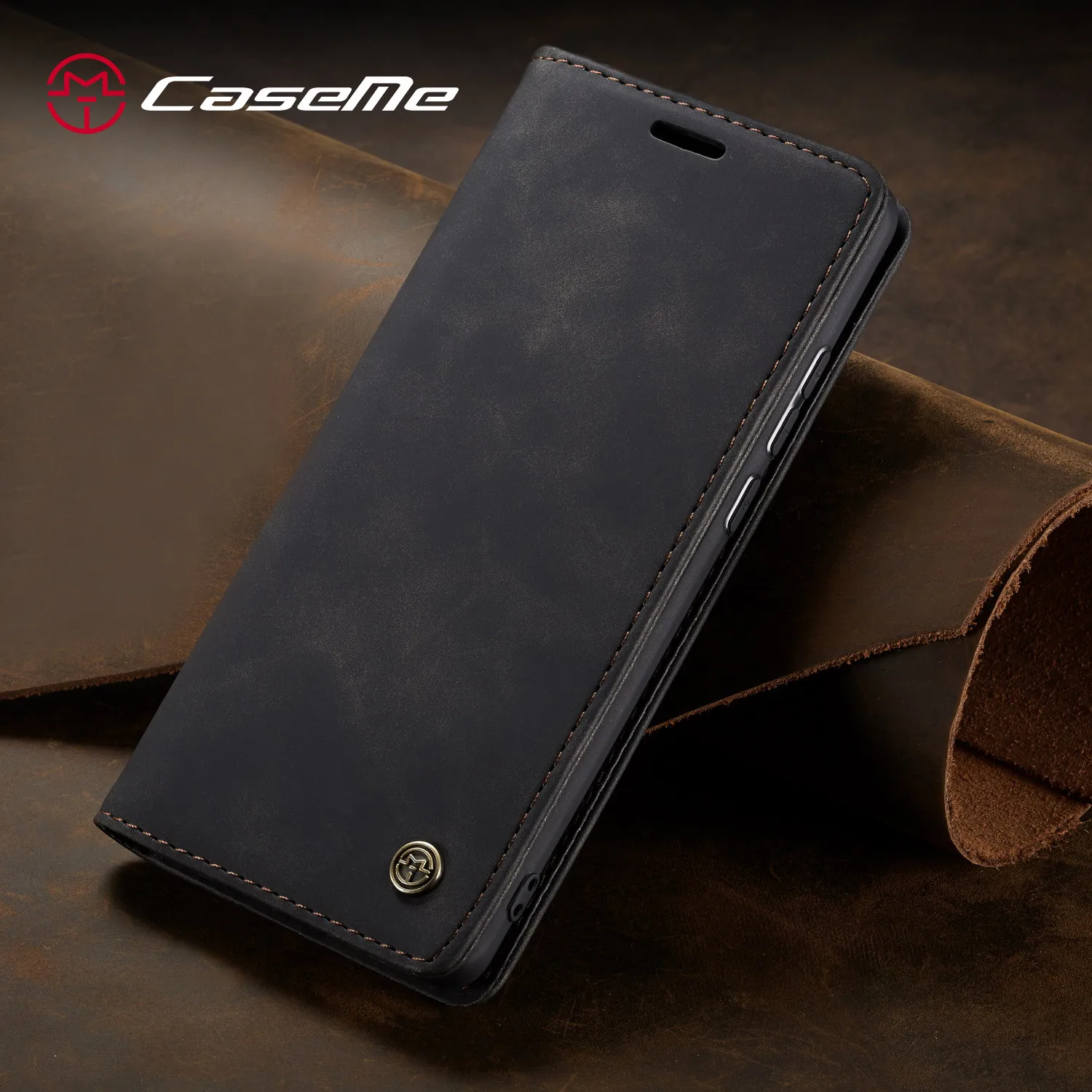 

Leather Case for Samsung Galaxy A10 A20 A40 A50 A70S ,CaseMe Retro Purse Luxury Magneti Card Holder Wallet Cover for Galaxy A10S