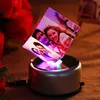 Marco de cristal personalizado DIY, marcos de foto personalizados cuadrados para foto familiar, regalos para aniversario de boda ► Foto 2/6