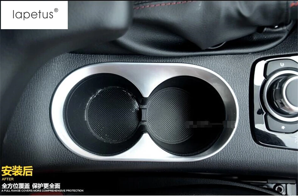 Аксессуары для Mazda 3 AXELA хэтчбек седан матовая передняя рамка держателя стакана воды молдинг крышка комплект Отделка 1 шт
