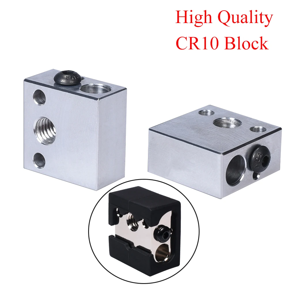 Высокое качество CR10 нагреватель Блок MK8 силиконовый носок CR10 Hotend экструдер для Creality Ender 3 MK7/MK8/MK9 блок части 3d принтера