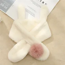 Новинка года; Детский шарф с крестиками; сезон осень-зима; Детский плюшевый шарф для мальчиков и девочек; Детский Теплый шейный платок с помпонами